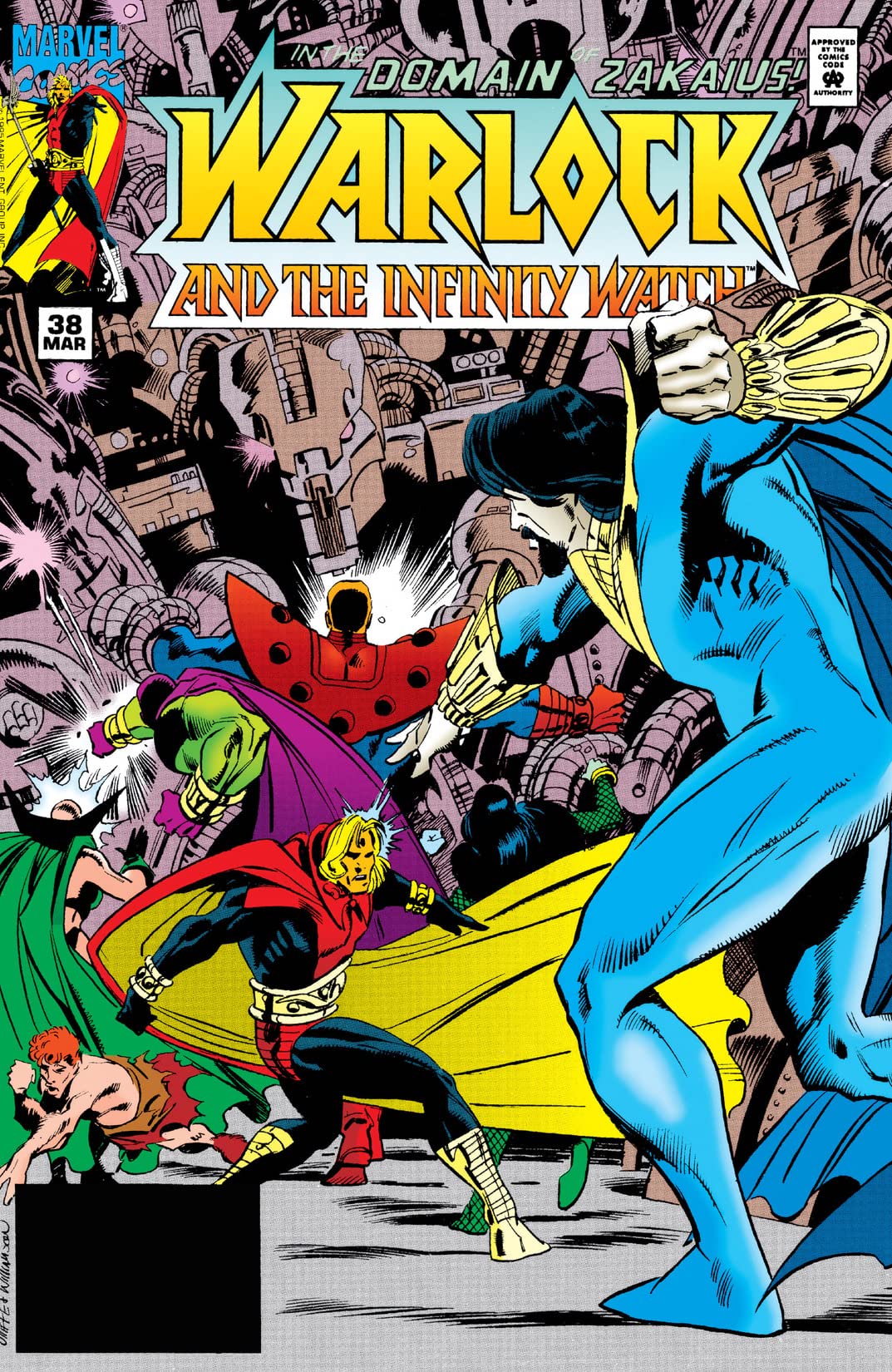 Warlock and the Infinity Watch (1992) #38 cover