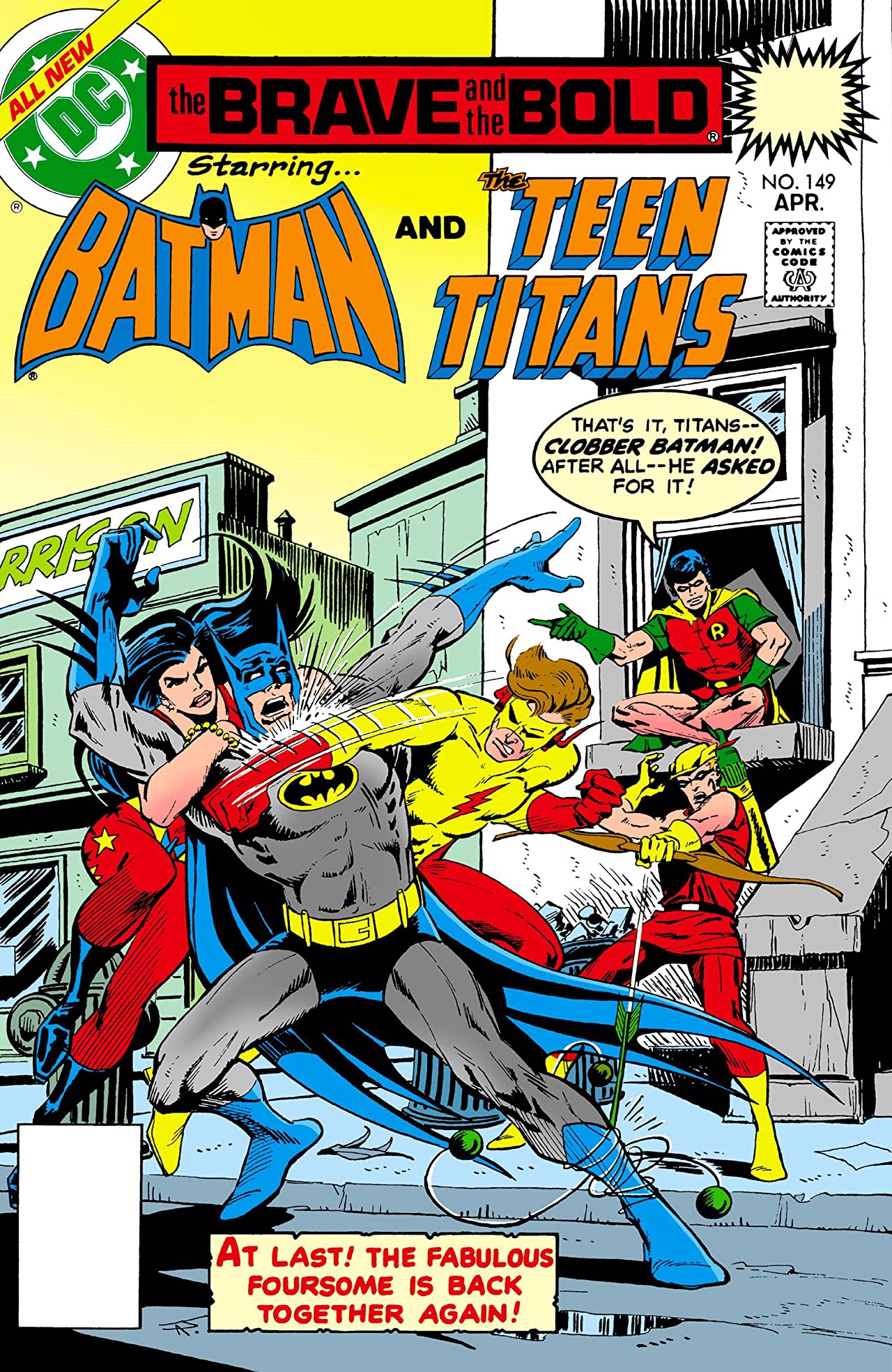Cover of The Brave and the Bold #149