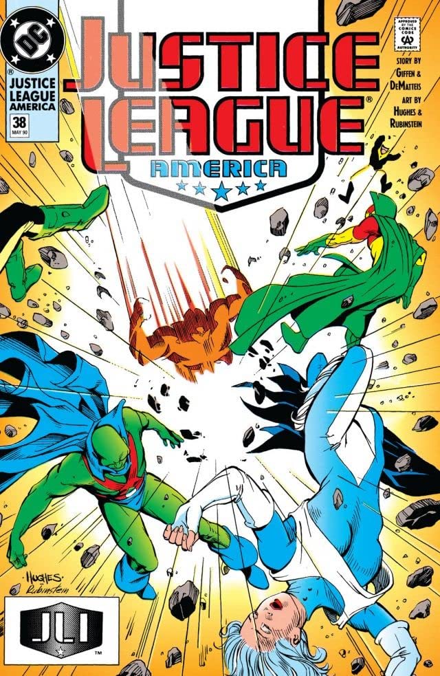 Justice League America (1989) #38 cover