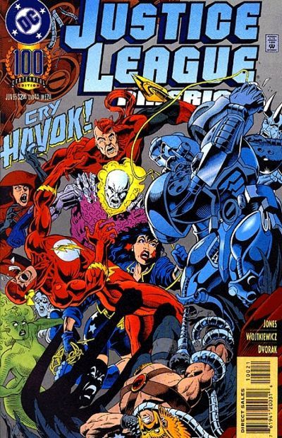 Justice League America (1989) #100 cover