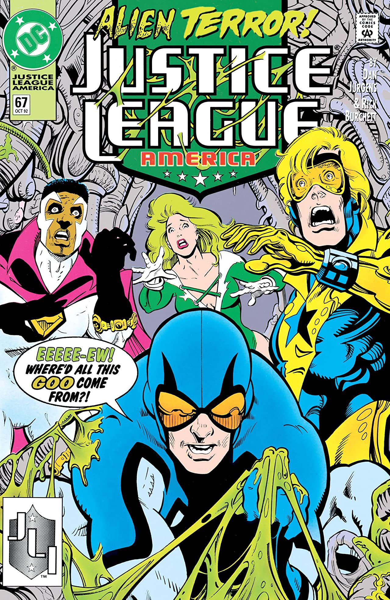 Justice League America (1989) #67 cover