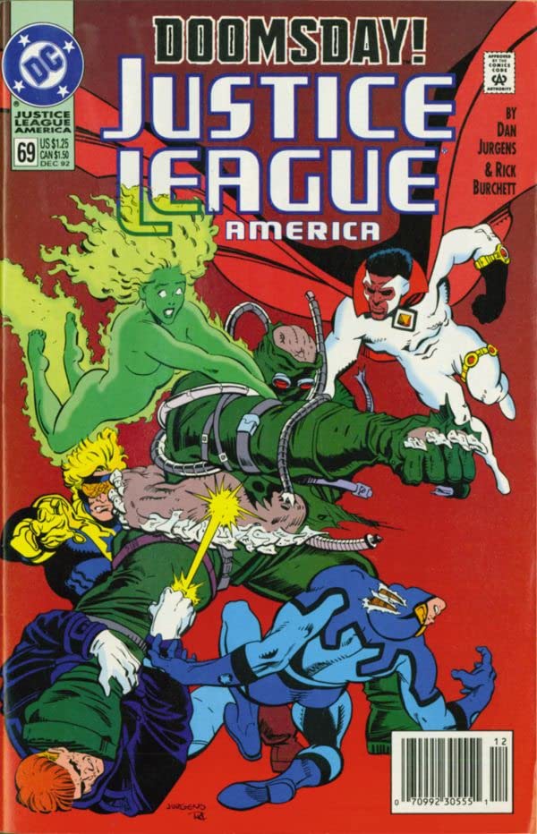 Justice League America (1989) #69 cover