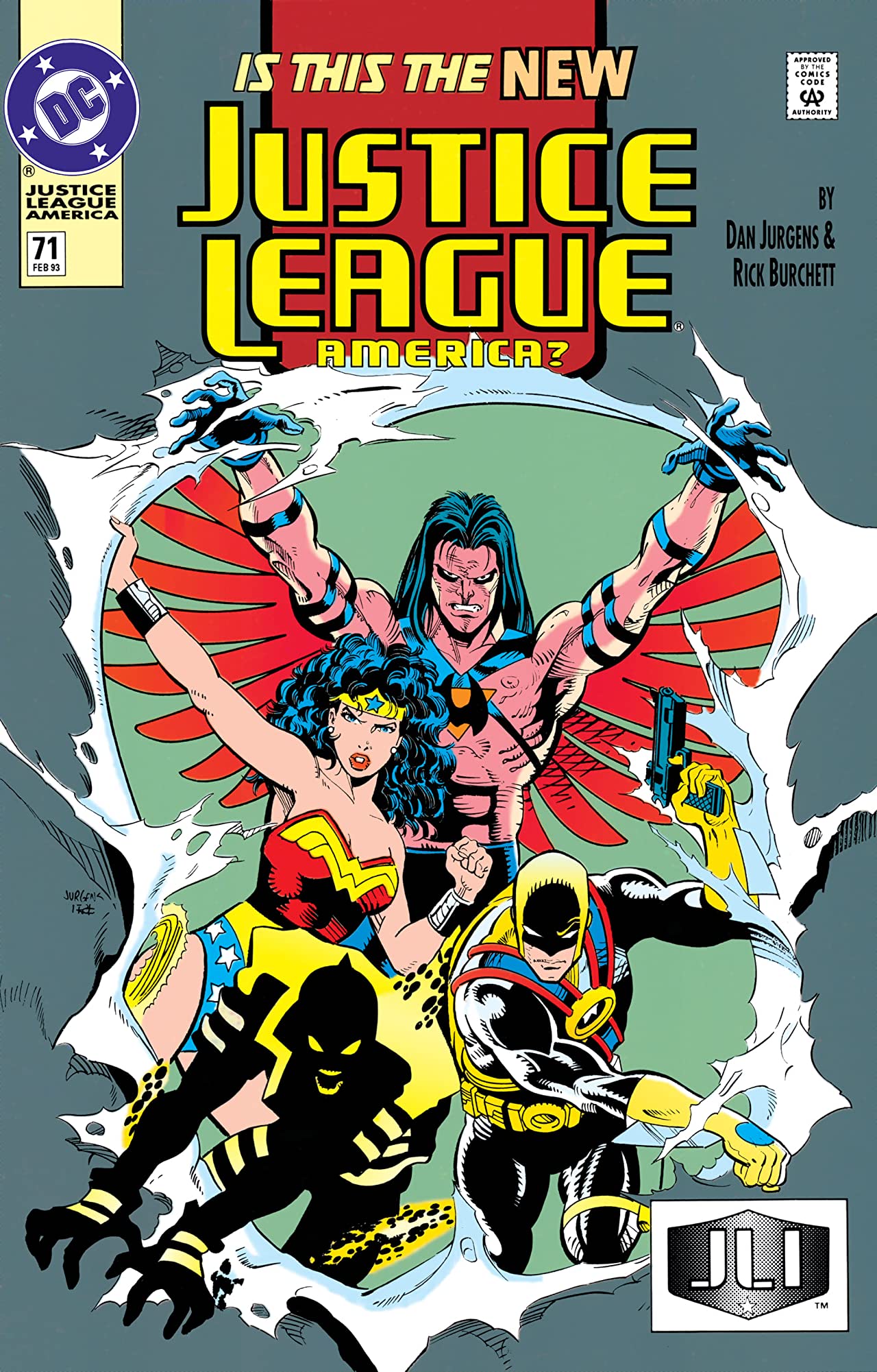 Justice League America (1989) #71 cover