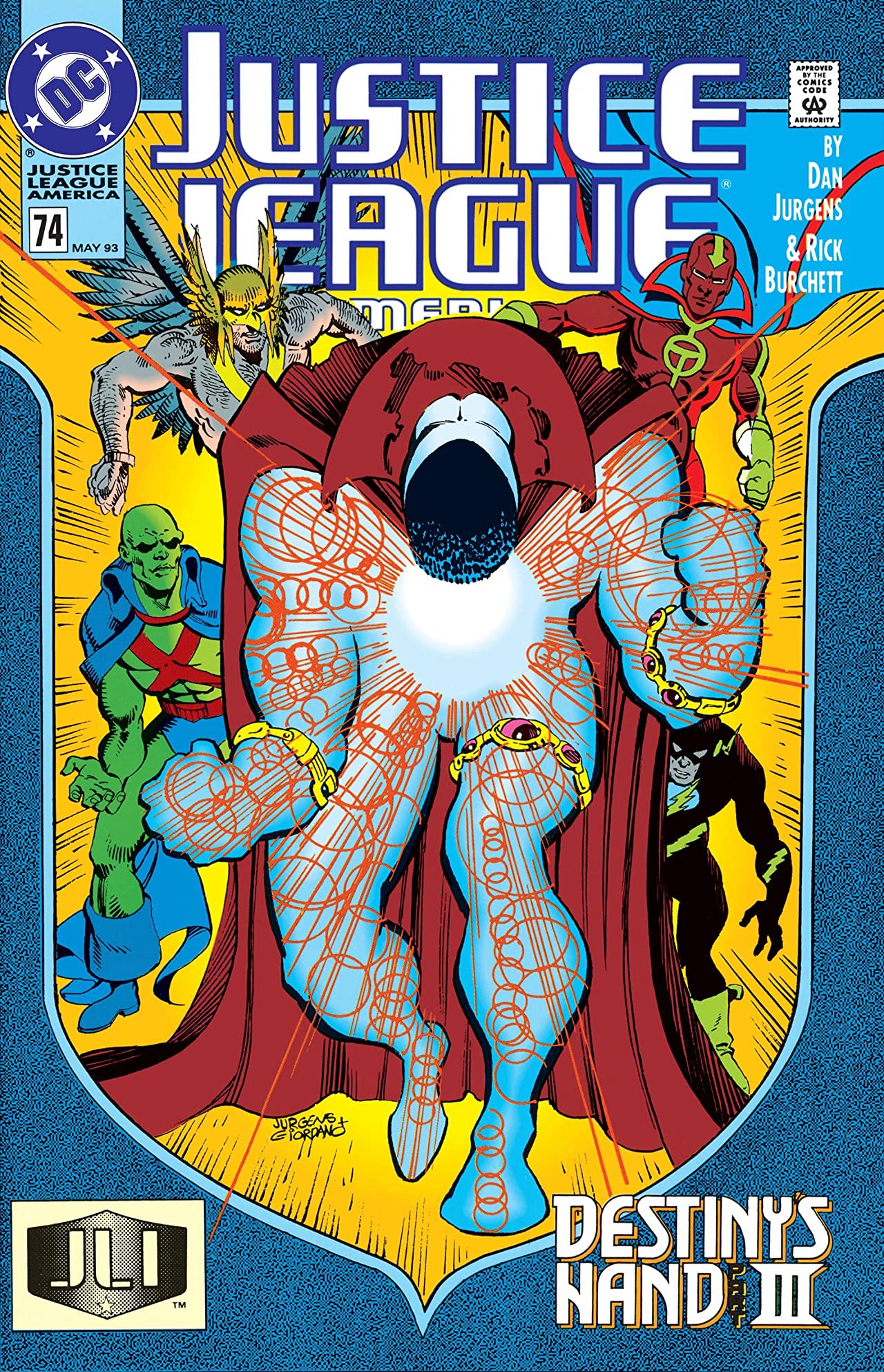 Justice League America (1989) #74 cover