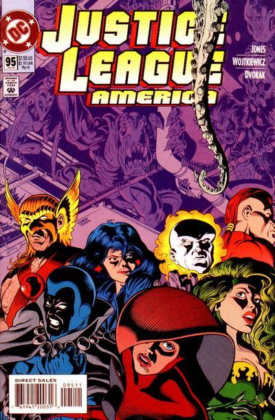 Justice League America (1989) #95 cover