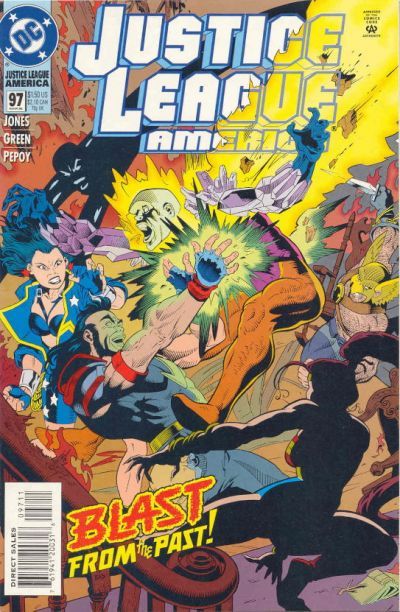 Justice League America (1989) #97 cover