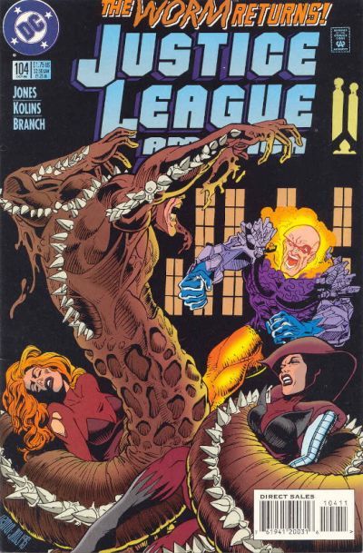 Justice League America (1989) #104 cover