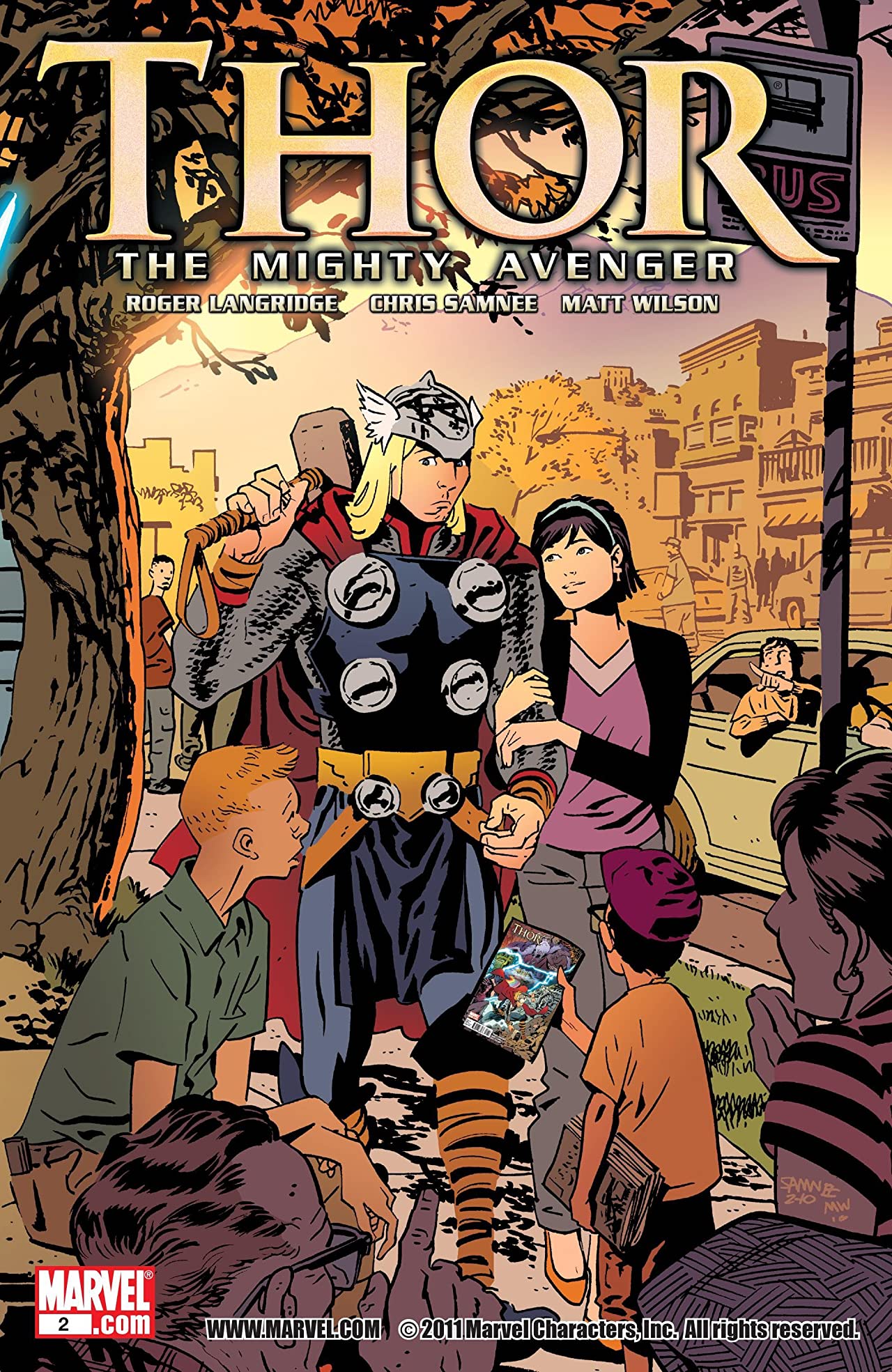 Cover of Thor the Mighty Avenger #2