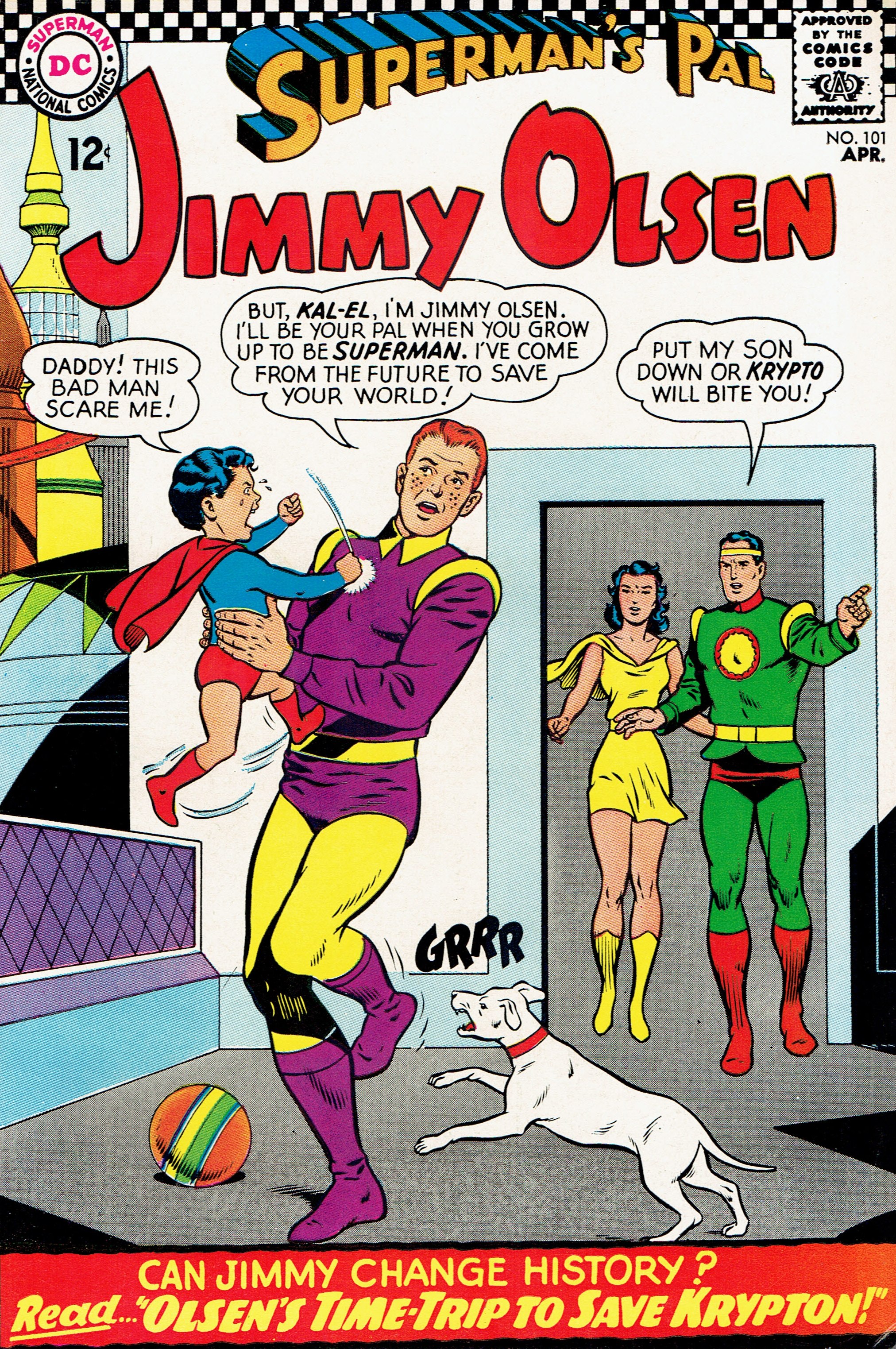 Cover of Superman's Pal, Jimmy Olsen #101