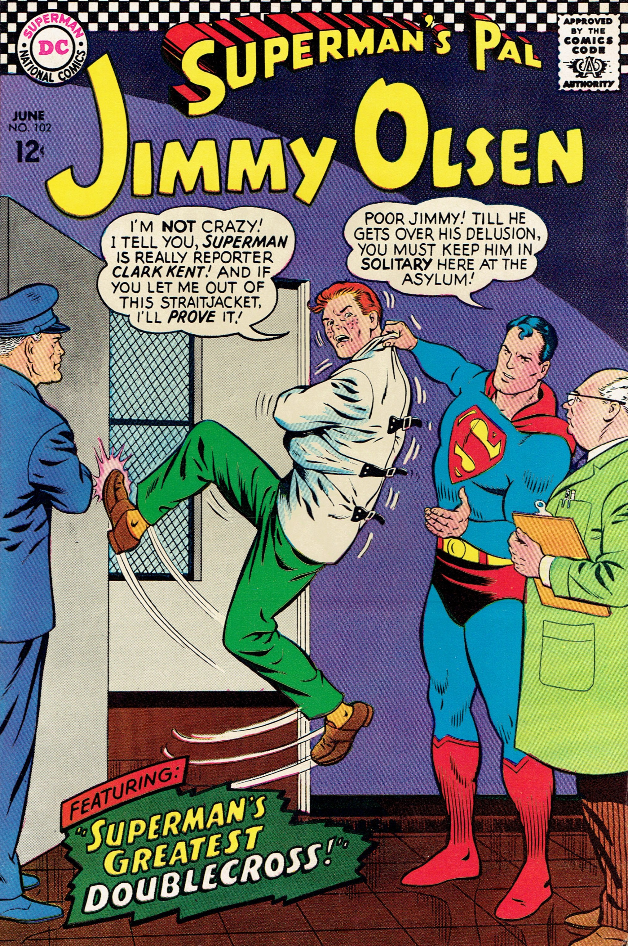 Cover of Superman's Pal, Jimmy Olsen #102