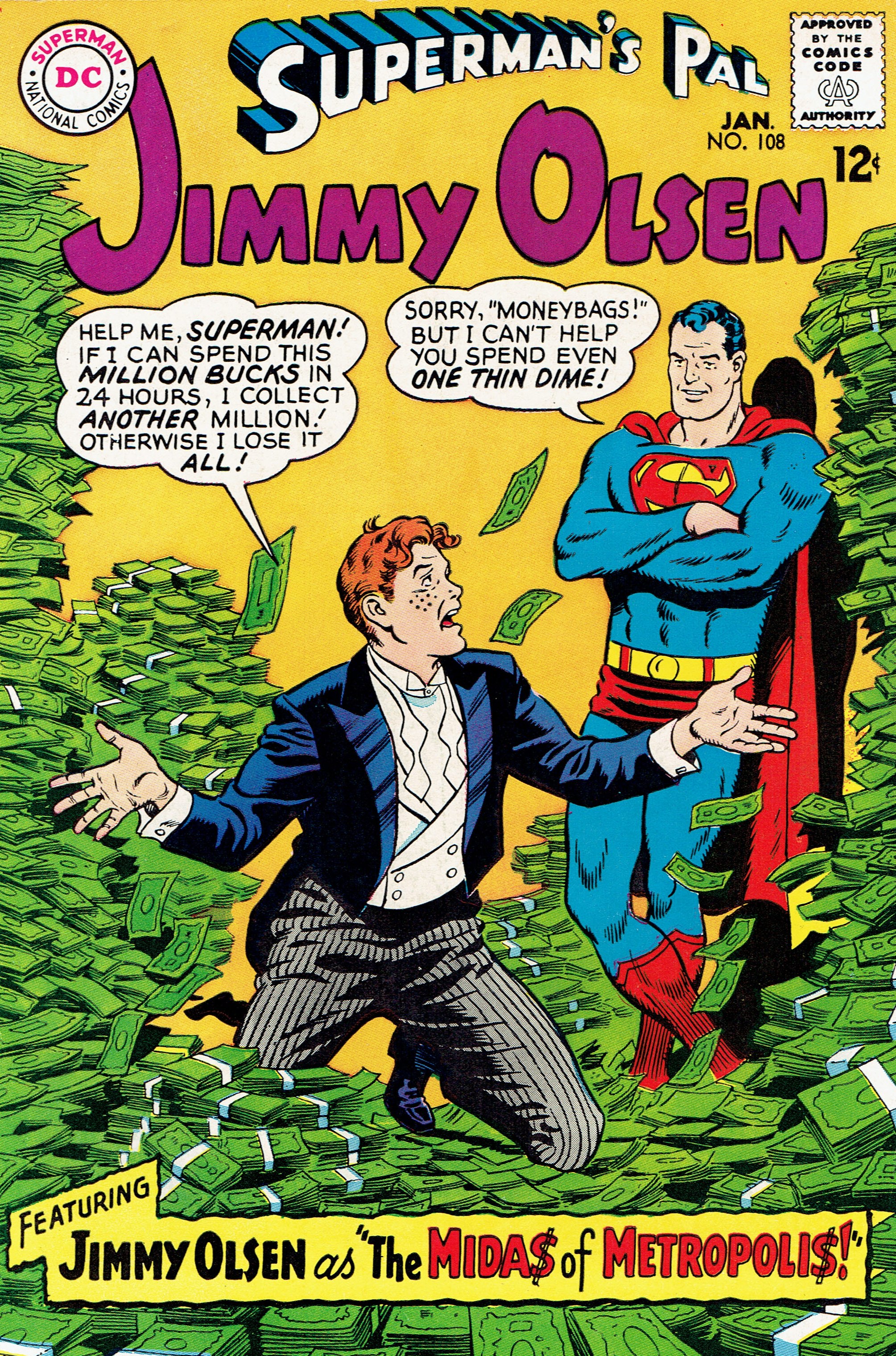 Cover of Superman's Pal, Jimmy Olsen #108