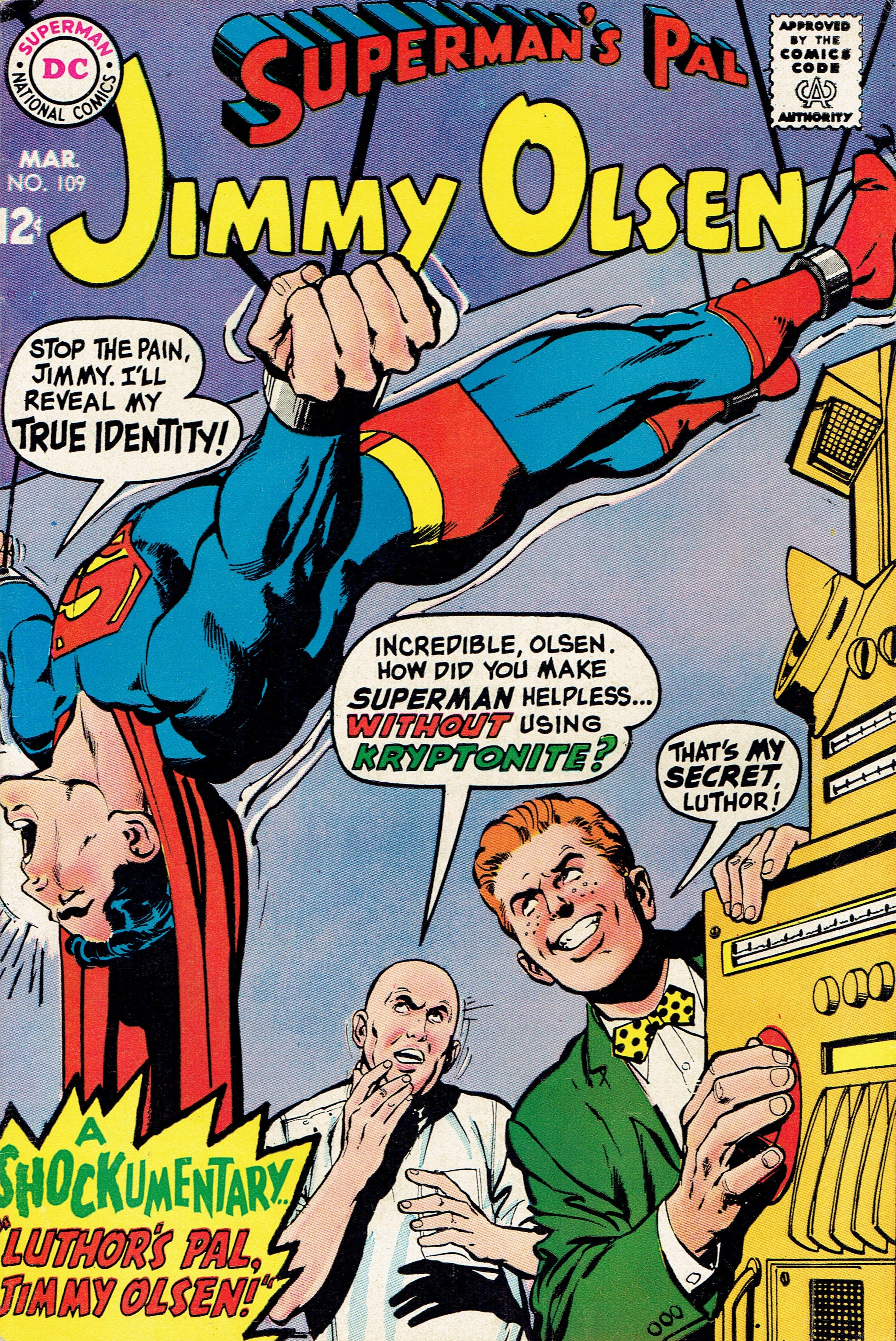 Cover of Superman's Pal, Jimmy Olsen #109