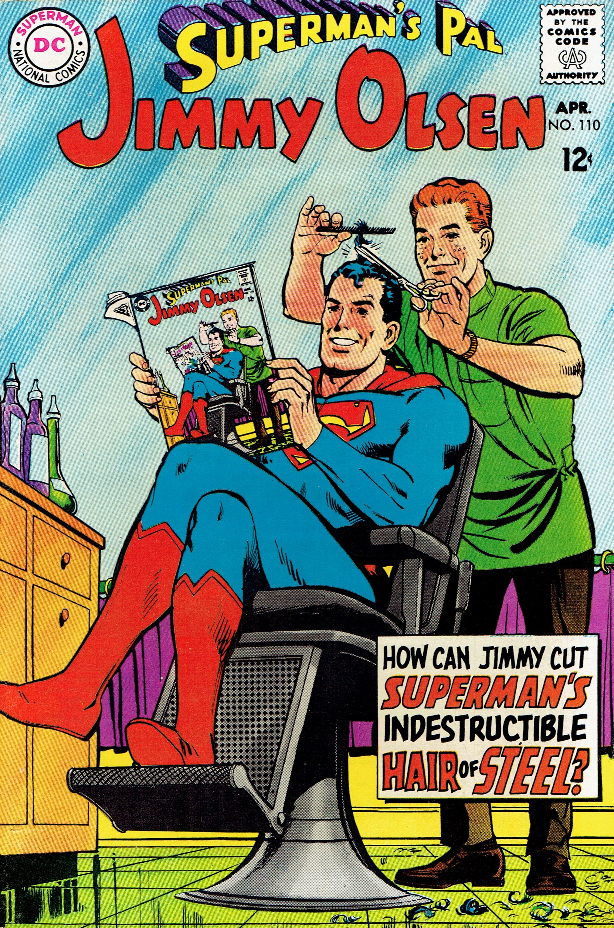Cover of Superman's Pal, Jimmy Olsen #110