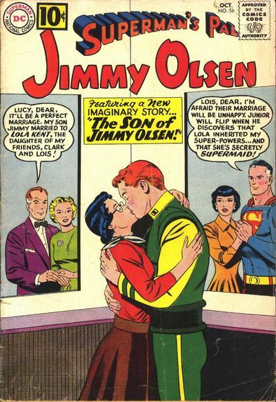 Cover of Superman's Pal, Jimmy Olsen #56