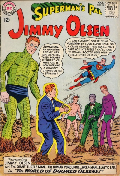 Cover of Superman's Pal, Jimmy Olsen #72