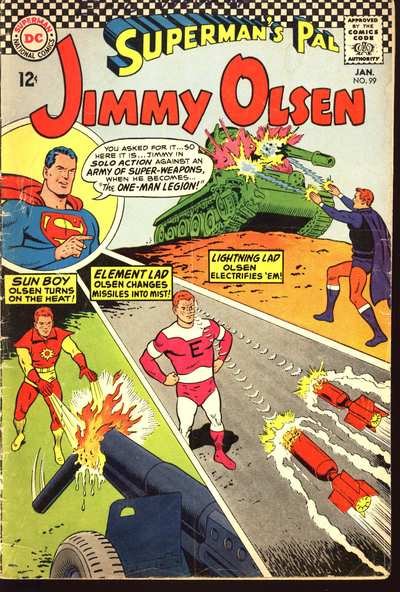 Cover of Superman's Pal, Jimmy Olsen #99