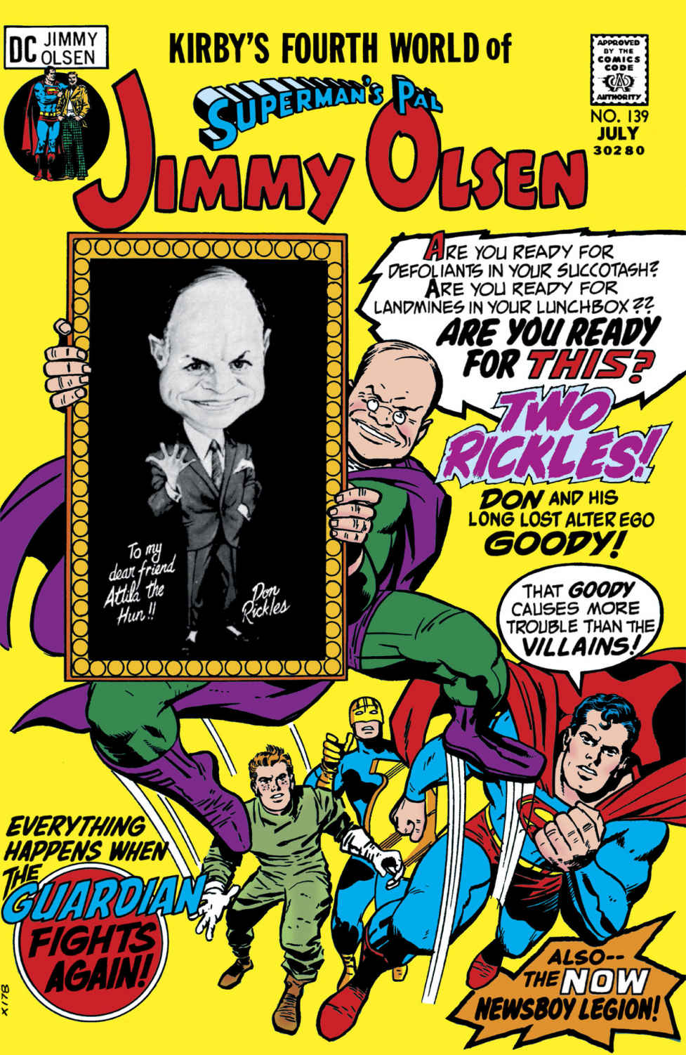 Cover of Superman's Pal, Jimmy Olsen #139