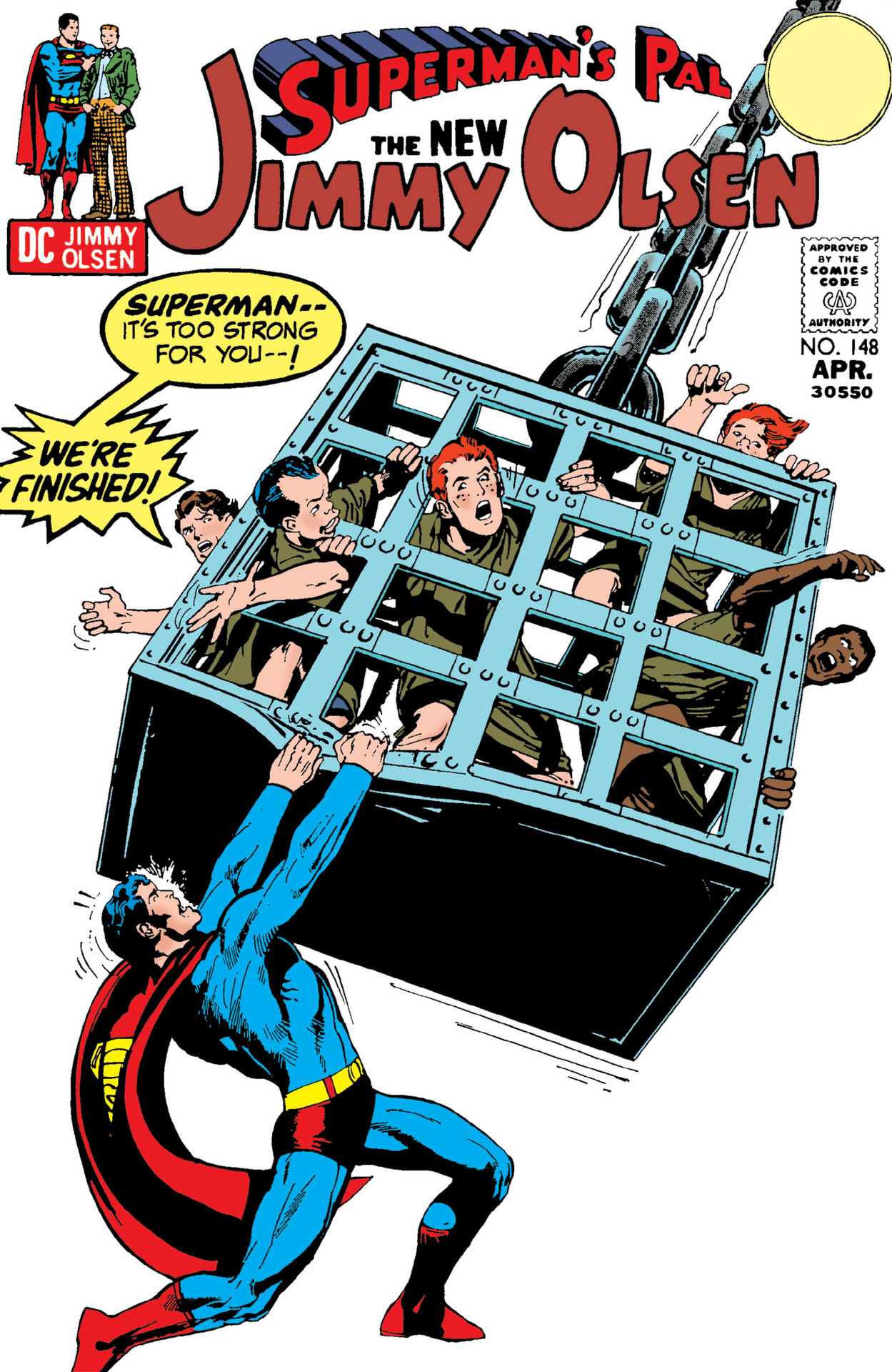 Cover of Superman's Pal, Jimmy Olsen #148