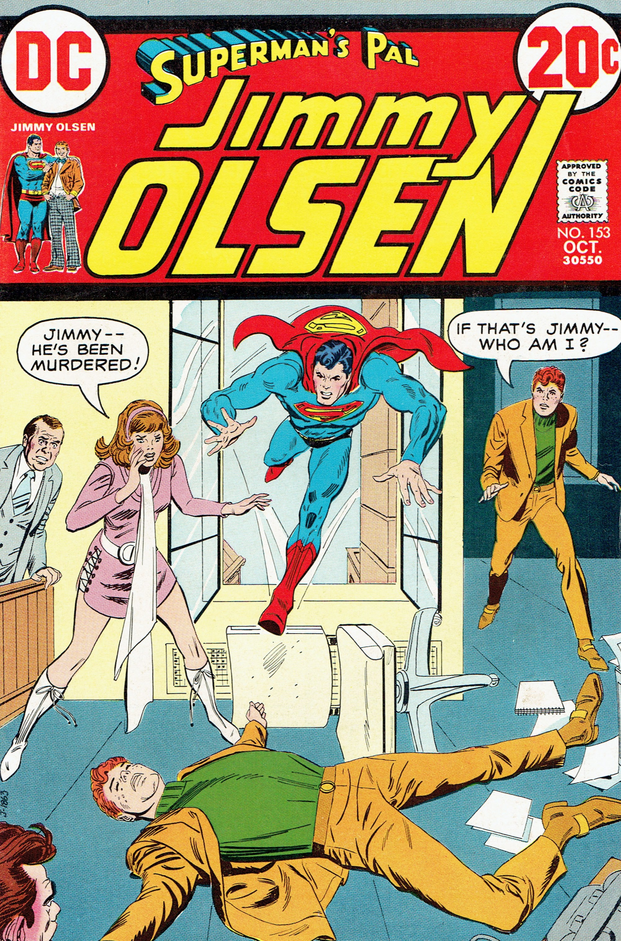 Cover of Superman's Pal, Jimmy Olsen #153