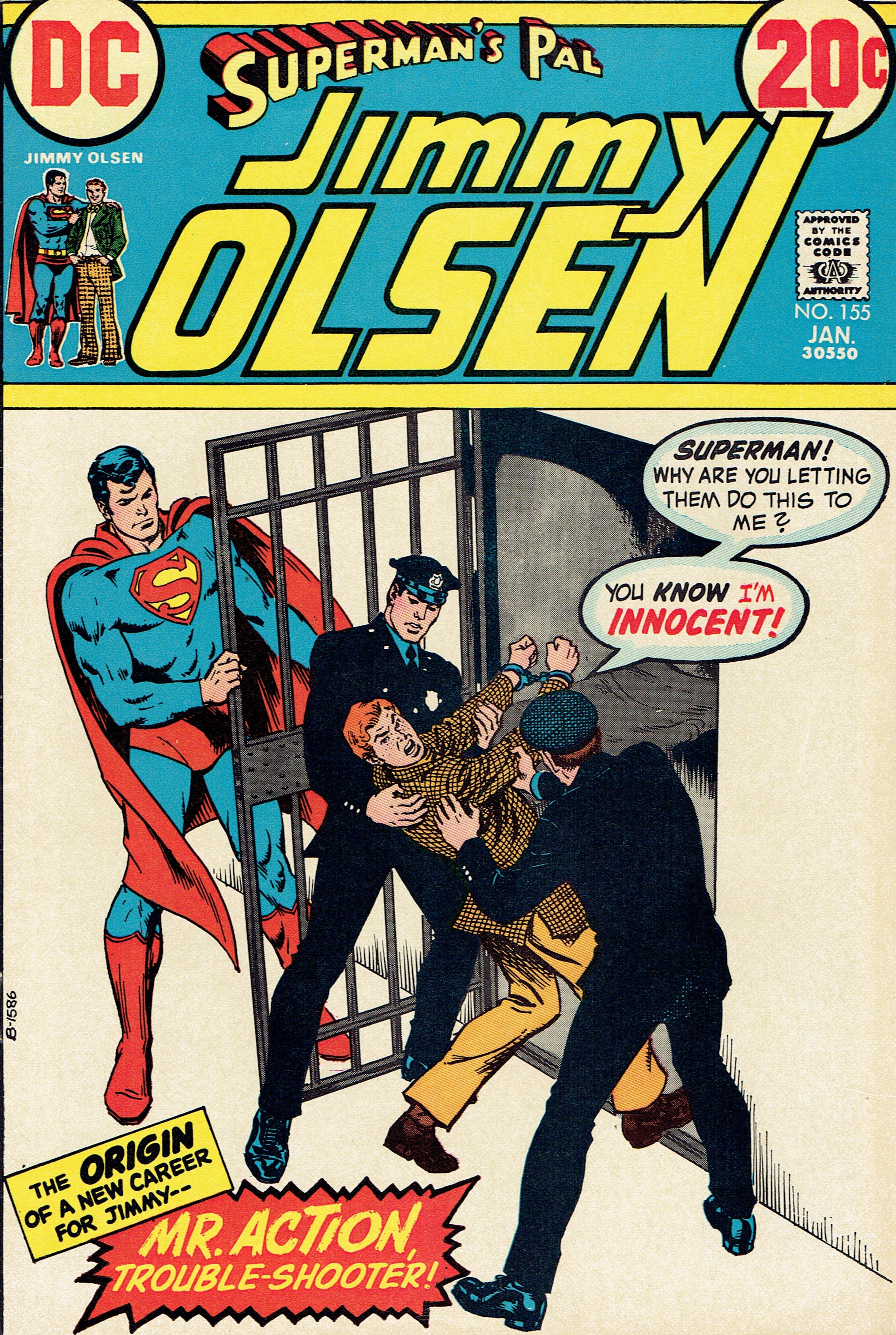 Cover of Superman's Pal, Jimmy Olsen #155