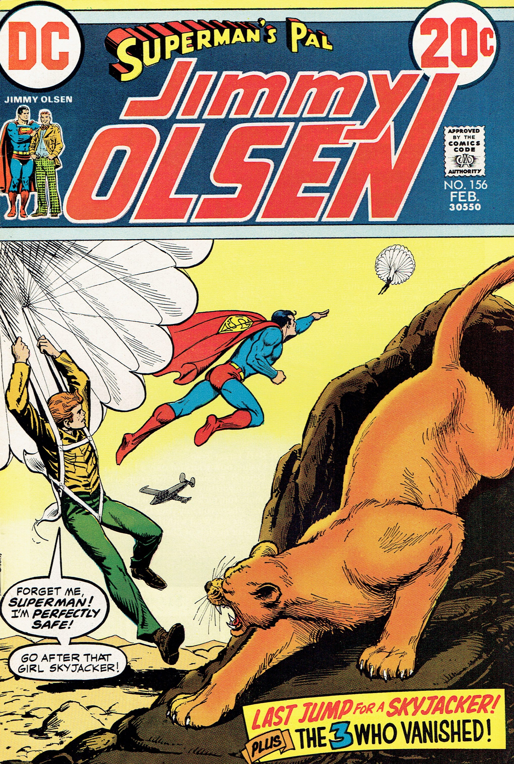 Cover of Superman's Pal, Jimmy Olsen #156