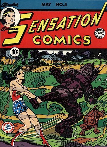 Cover of Sensation Comics #5