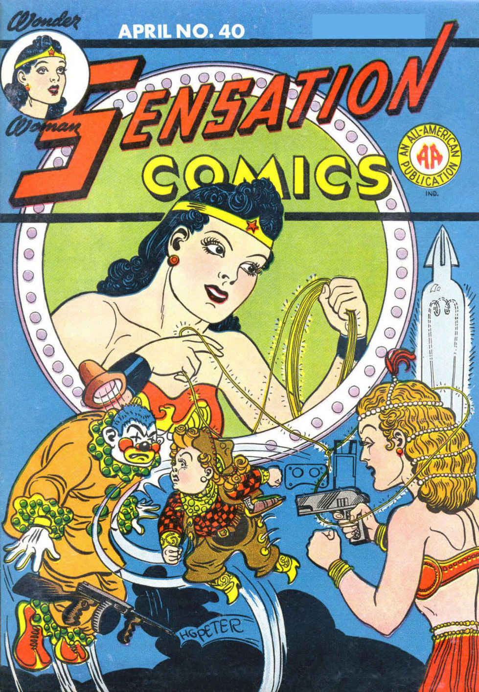 Cover of Sensation Comics #40