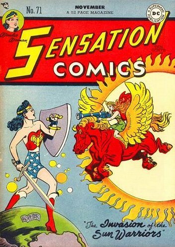 Cover of Sensation Comics #71