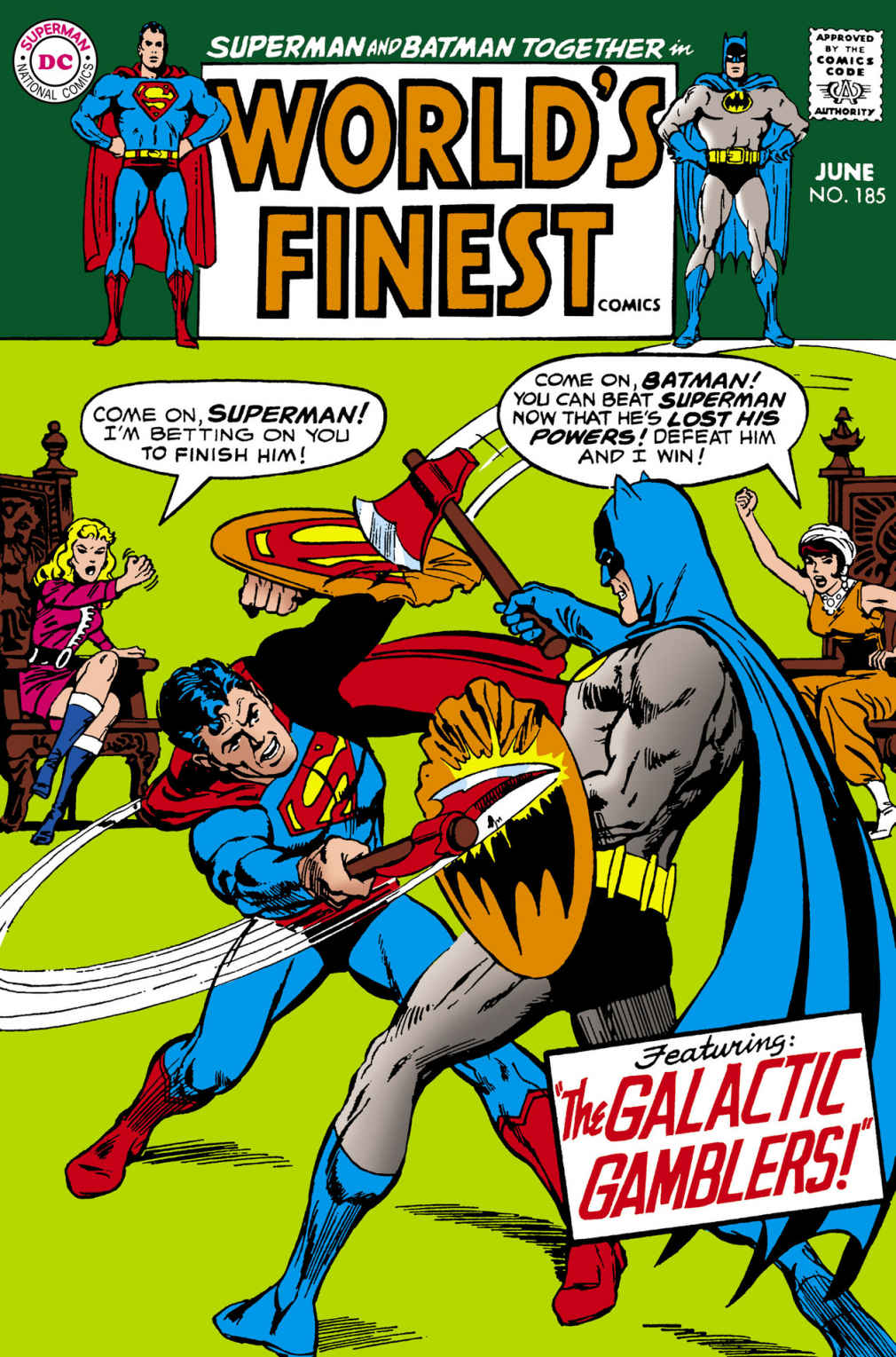 Cover of World's Finest Comics #185