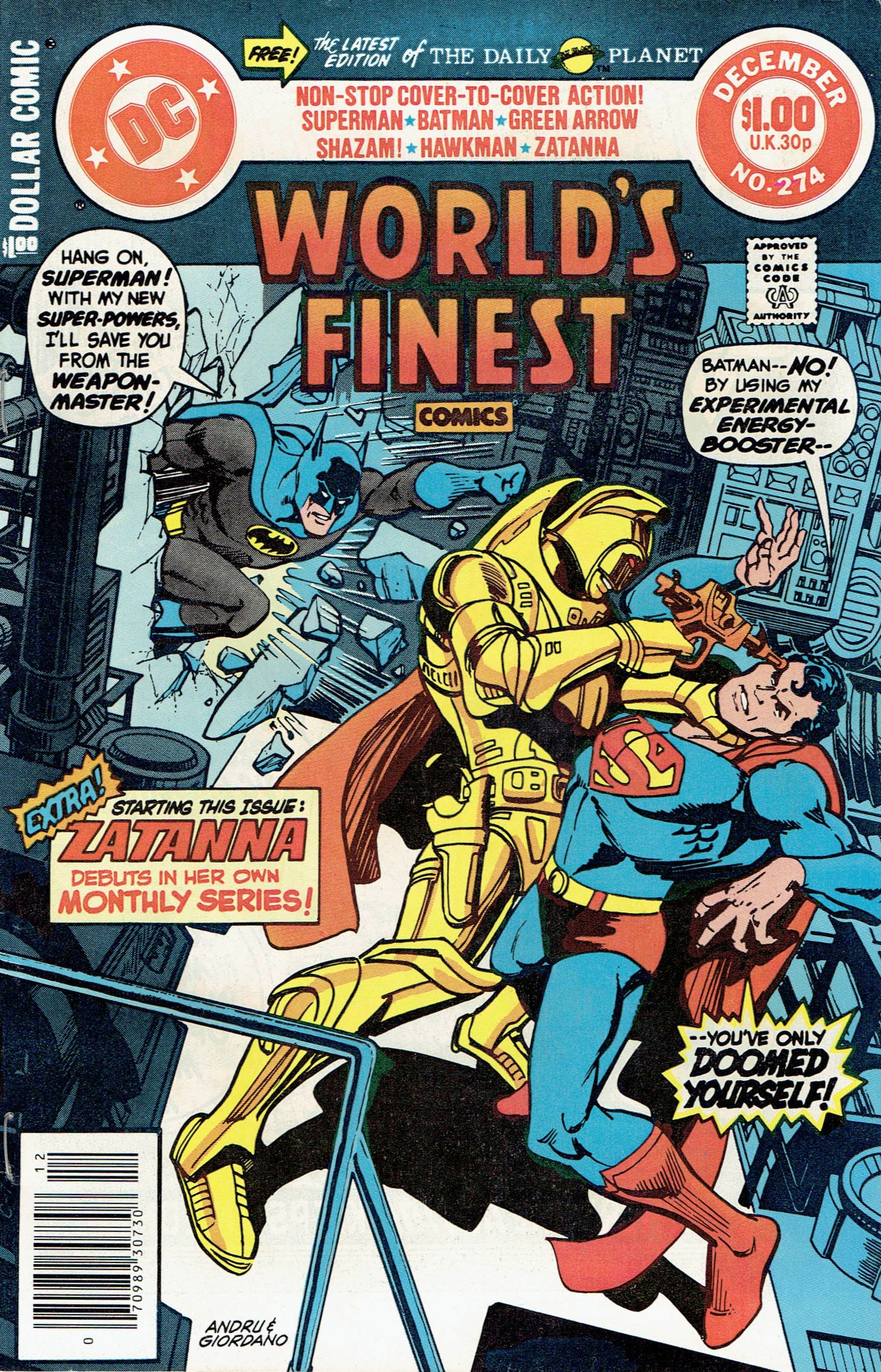Cover of World's Finest Comics #274