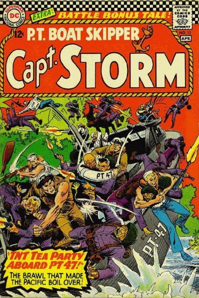 Capt. Storm (1964) #12 cover