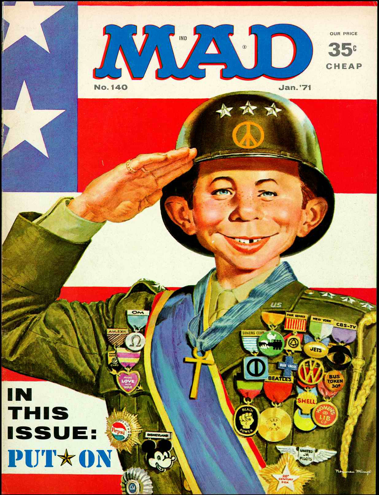 Cover of Mad #140