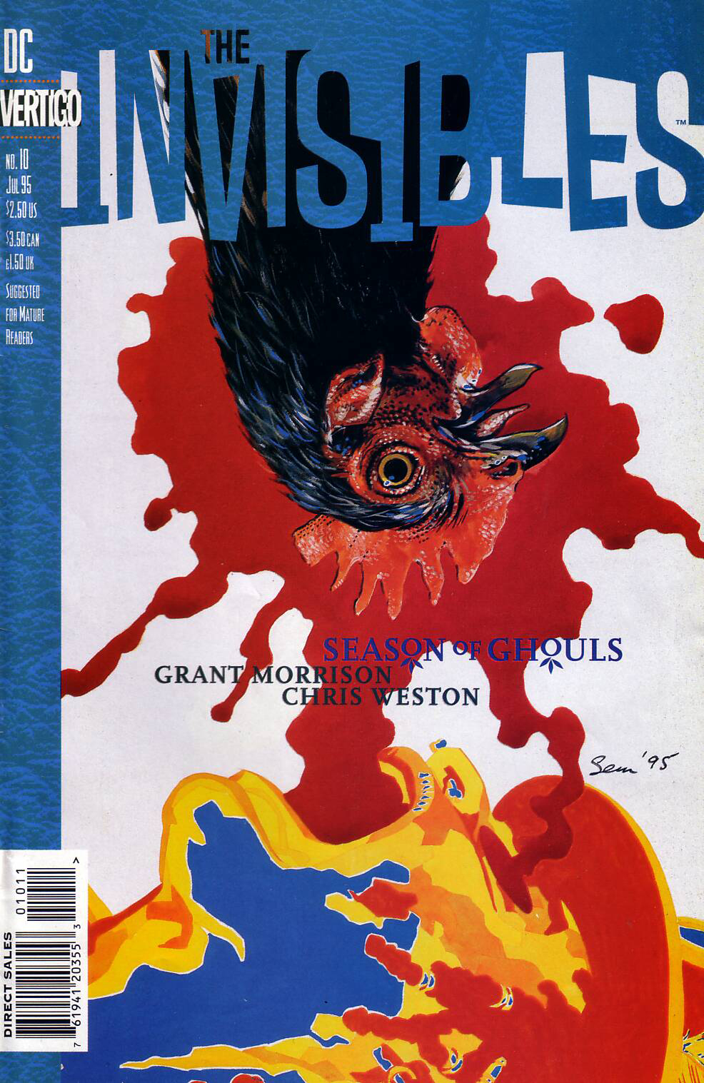 The Invisibles (1994) #10 cover