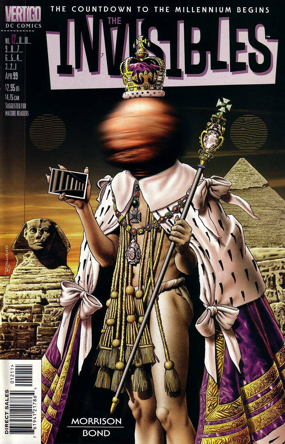The Invisibles (1999) #12 cover