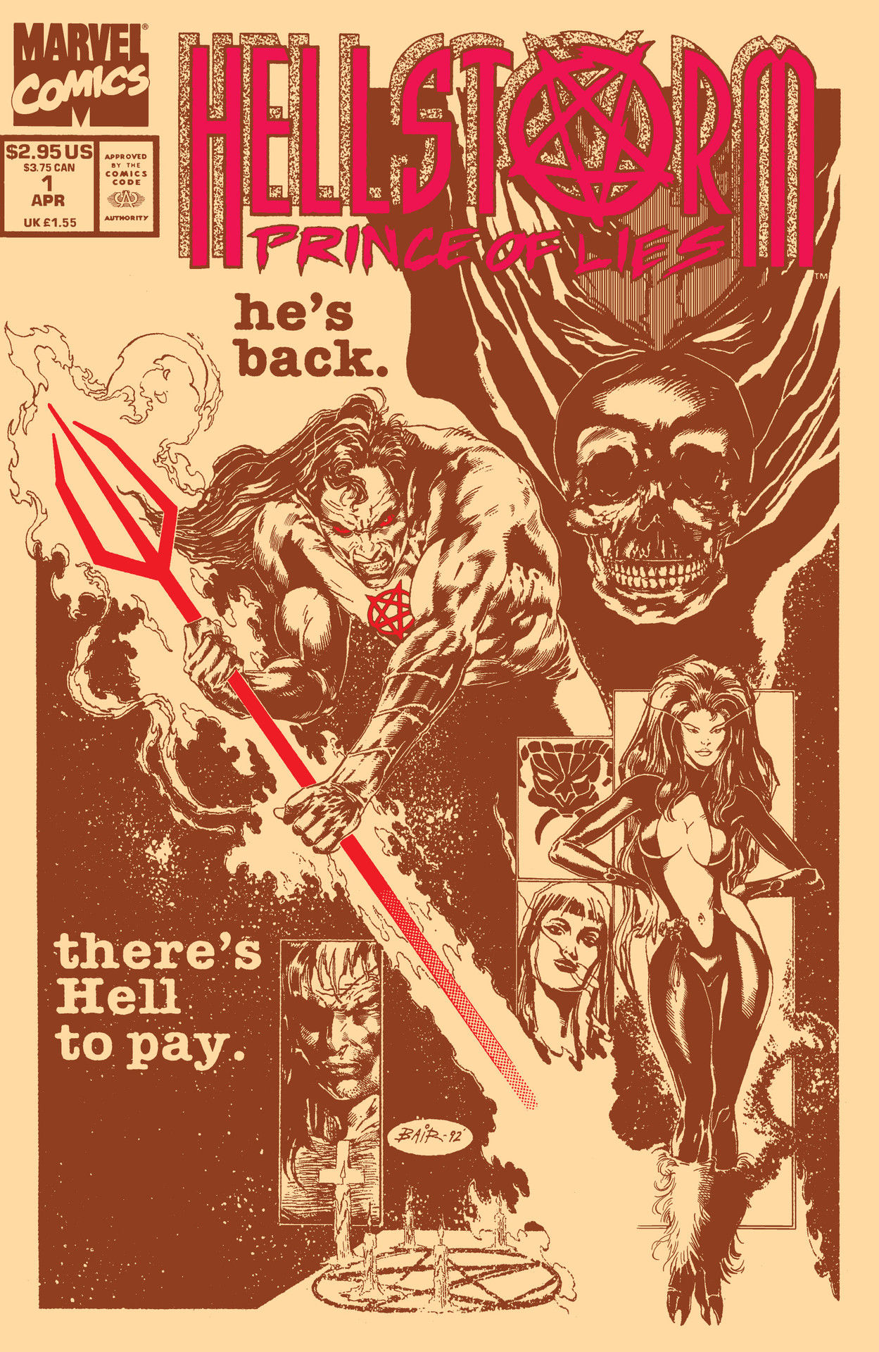 Hellstorm: Prince of Lies (1993) #1 cover