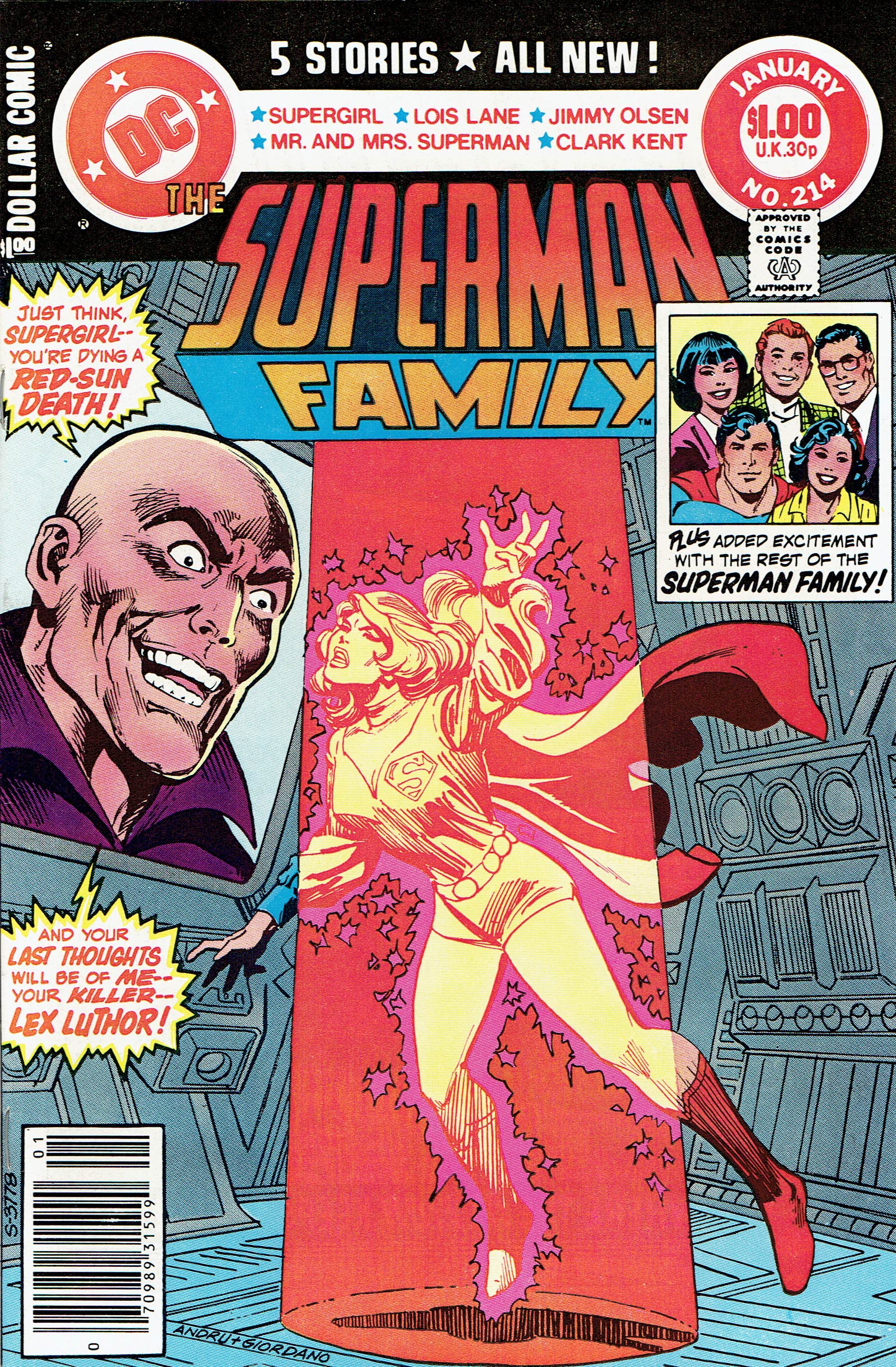 The Superman Family (1974) #214 cover