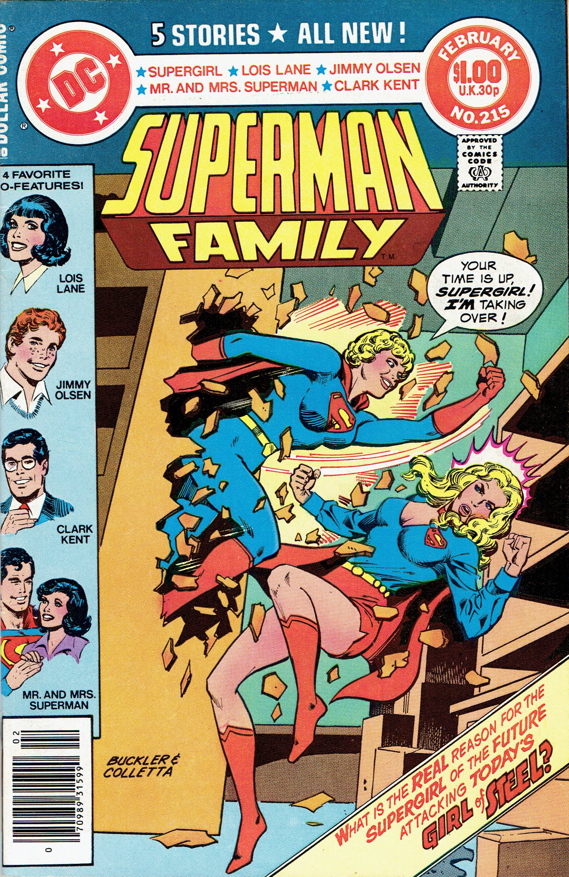 The Superman Family (1974) #215 cover