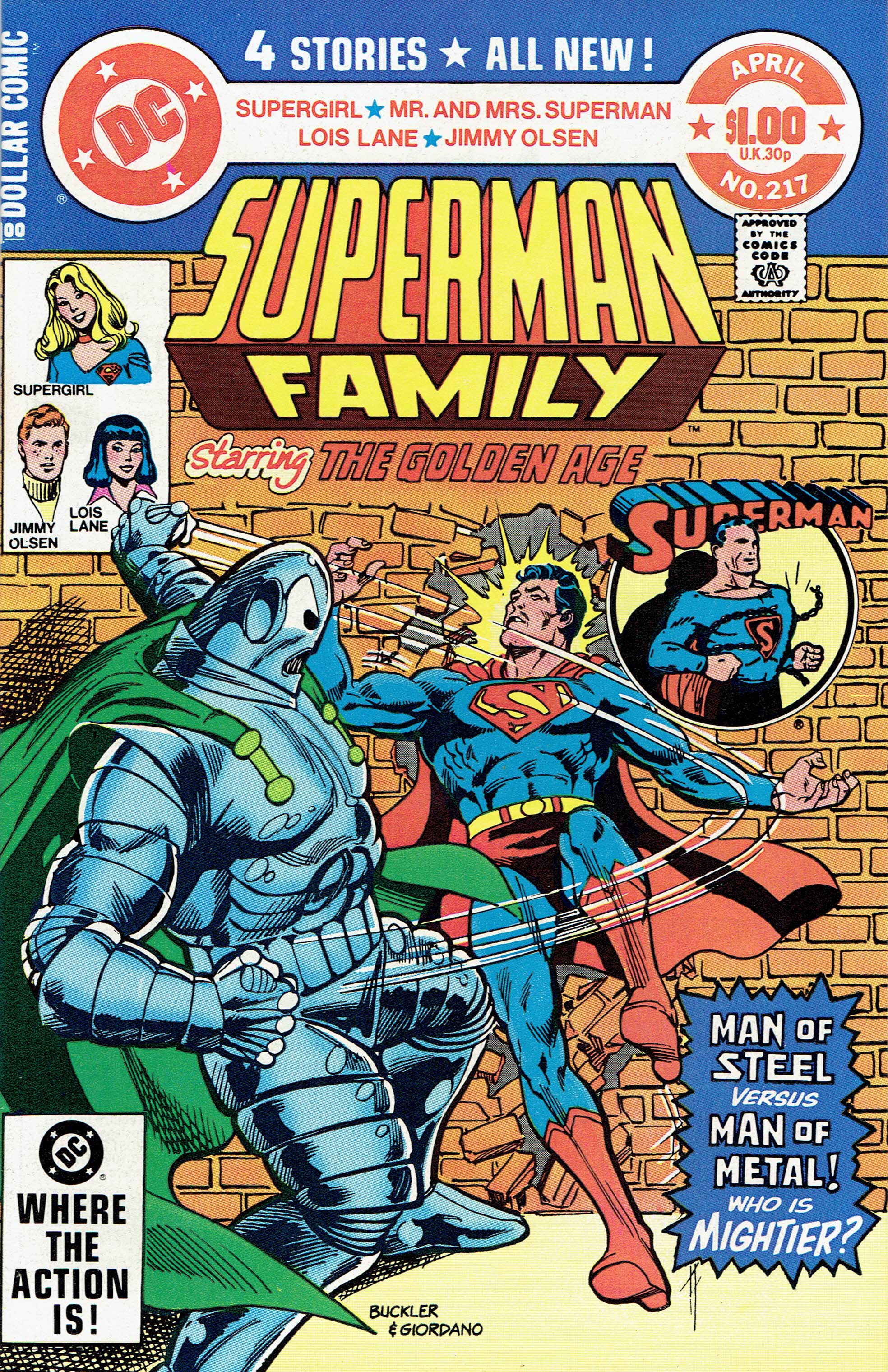 The Superman Family (1974) #217 cover