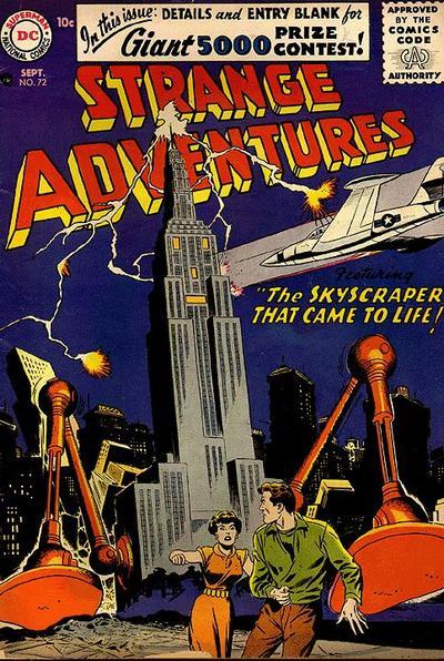 Cover of Strange Adventures #72