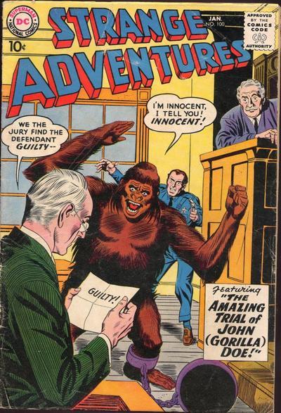 Cover of Strange Adventures #100