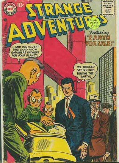 Cover of Strange Adventures #89