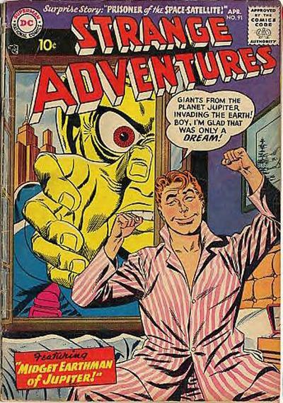 Cover of Strange Adventures #91