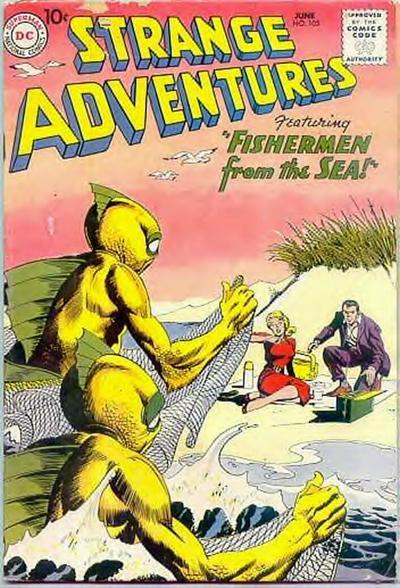 Cover of Strange Adventures #105