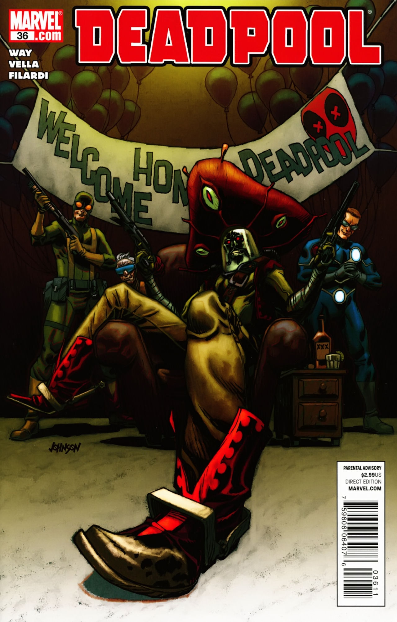 Deadpool (2008) #36 cover