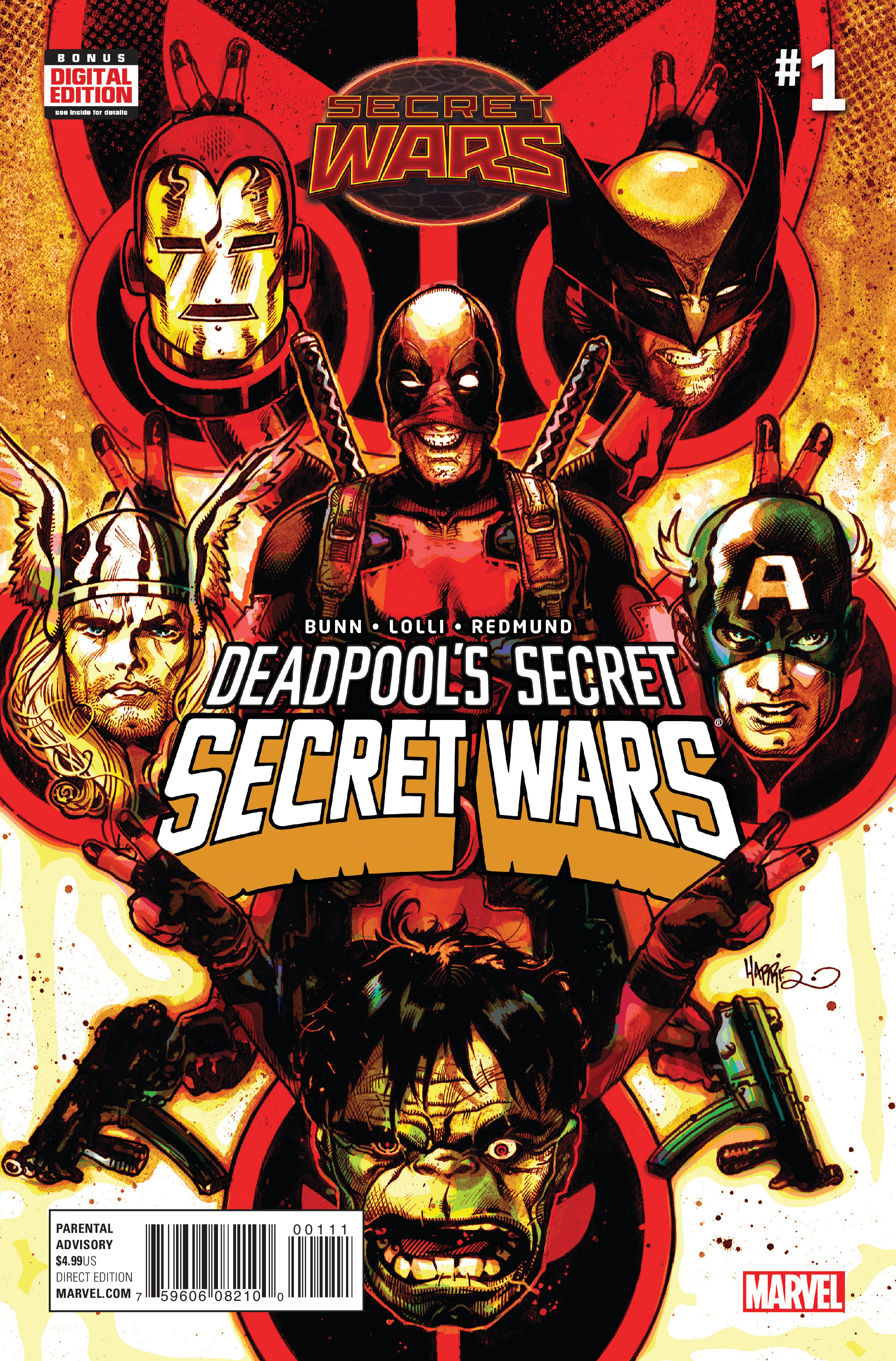 Cover of Deadpool's Secret Secret Wars #1