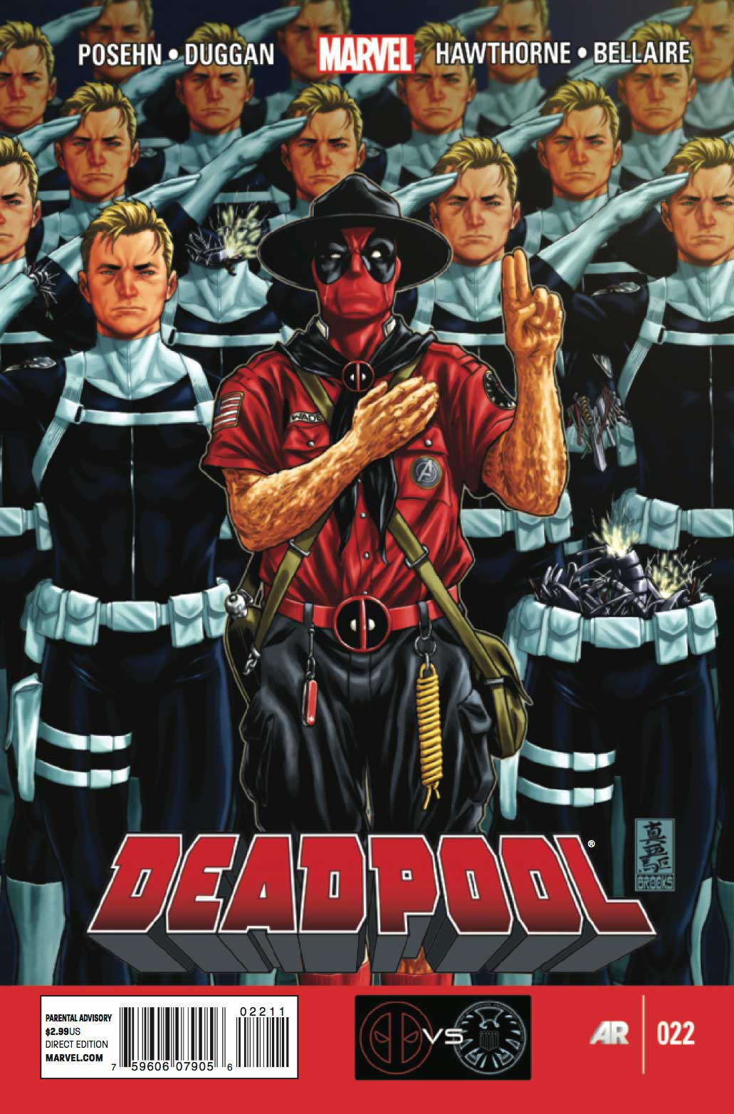 Deadpool (2013) #22 cover