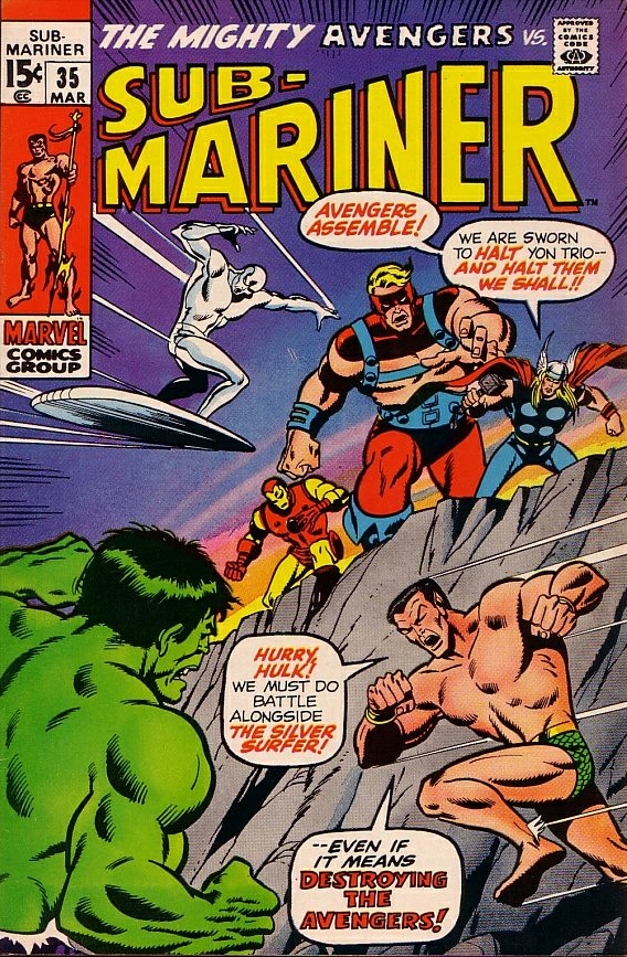 Sub-Mariner (1968) #35 cover