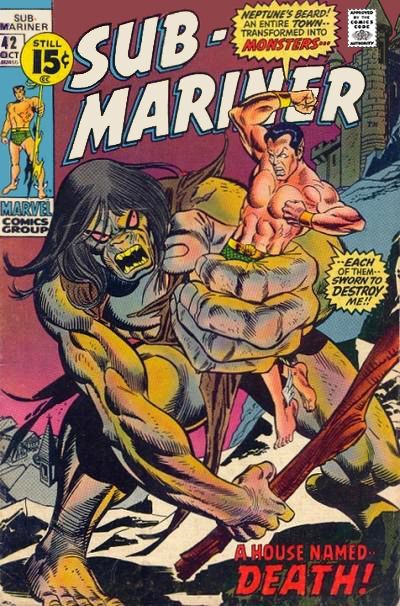 Sub-Mariner (1968) #42 cover