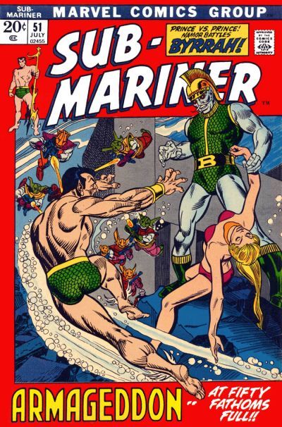 Sub-Mariner (1968) #51 cover