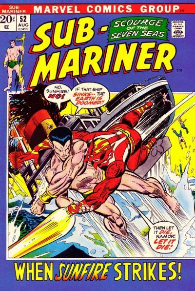 Sub-Mariner (1968) #52 cover